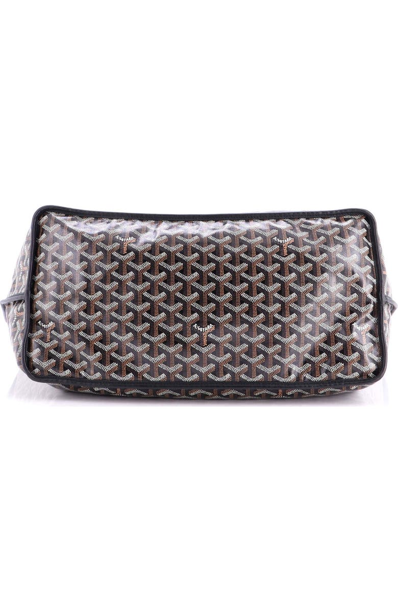 Pre-Owned Goyard Anjou Reversible Tote Coated Canvas PM, Alternate, color, Black