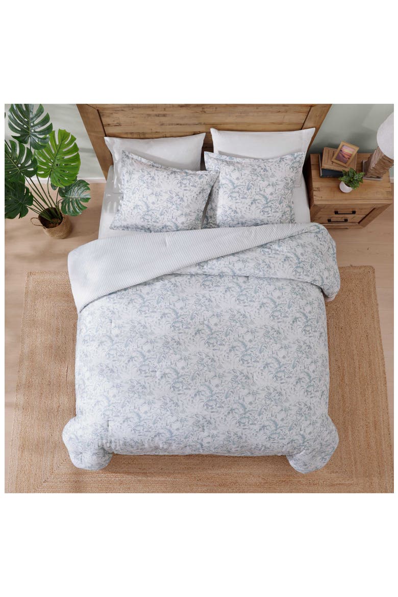 Orchid Bay Cotton Comforter & Sham Set, Alternate, color, WHITE