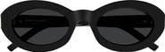 Saint Laurent 52mm Round Sunglasses