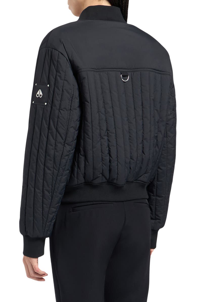 Moose Knuckles Fairhaven Quilted Ripstop Bomber Jacket, Alternate, color, 