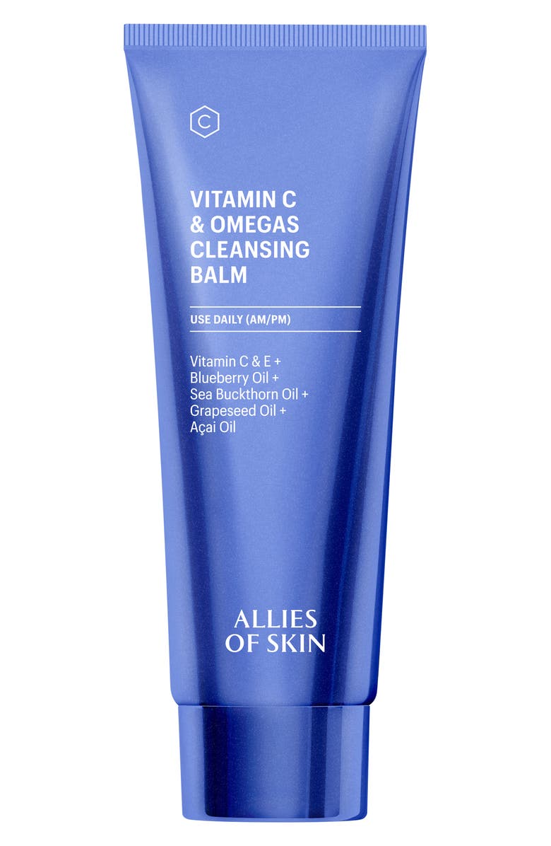 ALLIES OF SKIN Vitamin C & Omegas Cleansing Balm, Main, color,