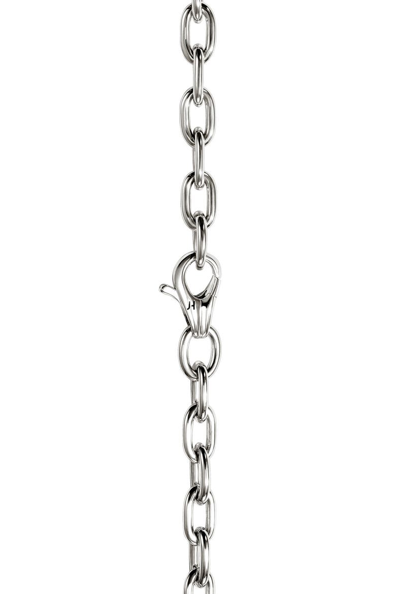 Sterling Silver Screwball Link Necklace, Alternate, color, SILVER