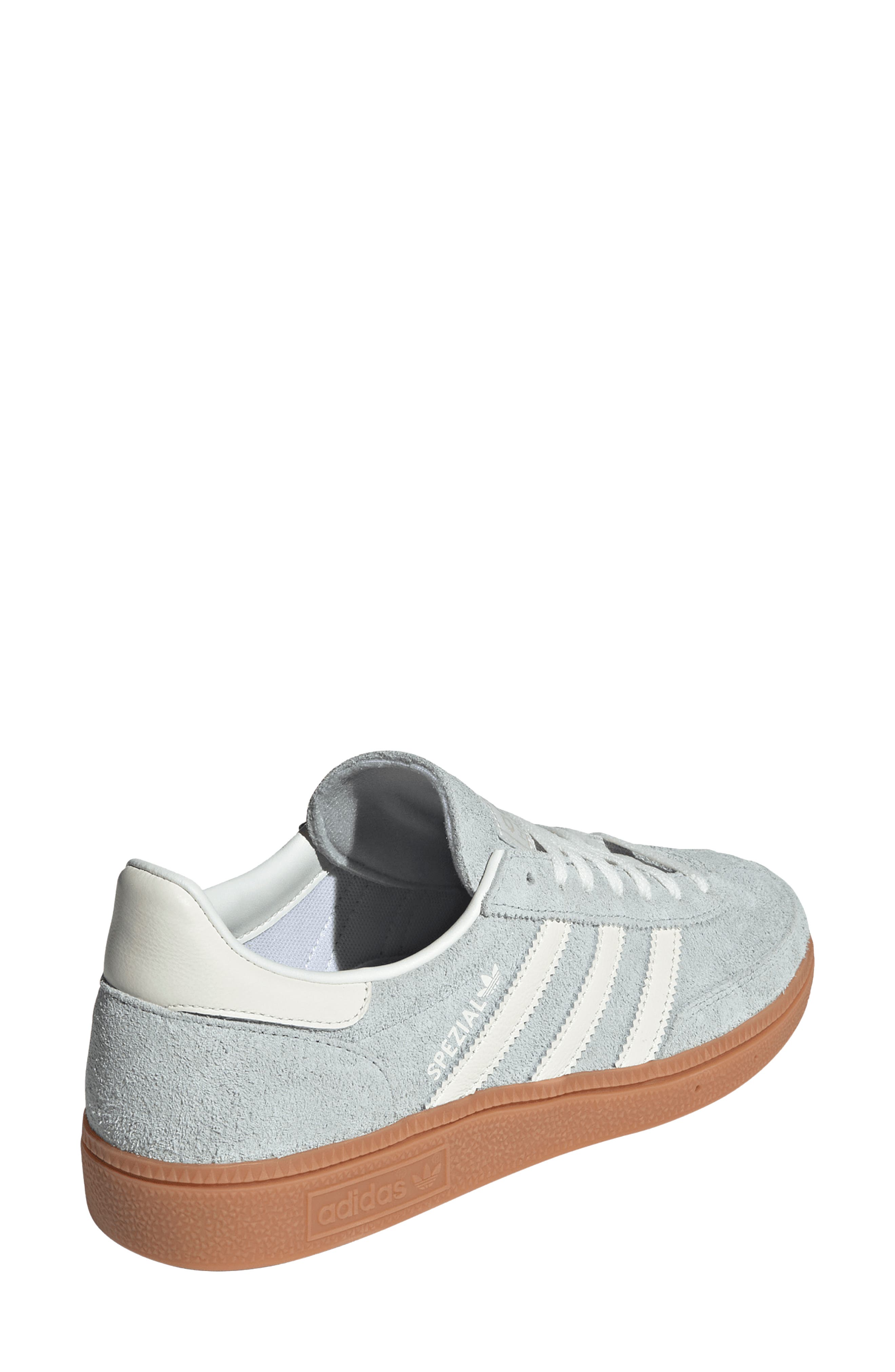 adidas Handball Spezial Sneaker, Alternate, color, Wonder Silver/ Off White/ Gum