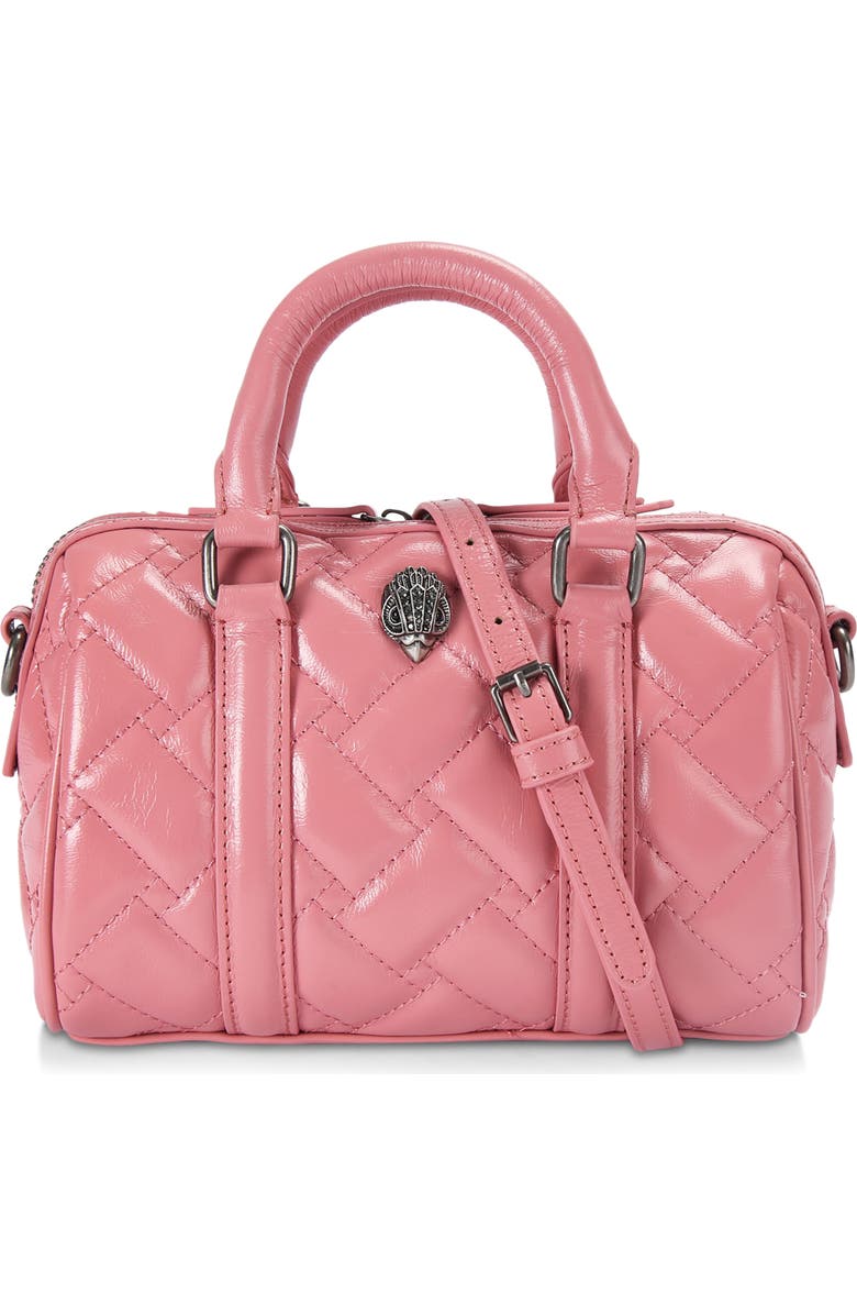 Kurt Geiger London Kensington Boston Quilted Leather Crossbody Bag, Main, color,