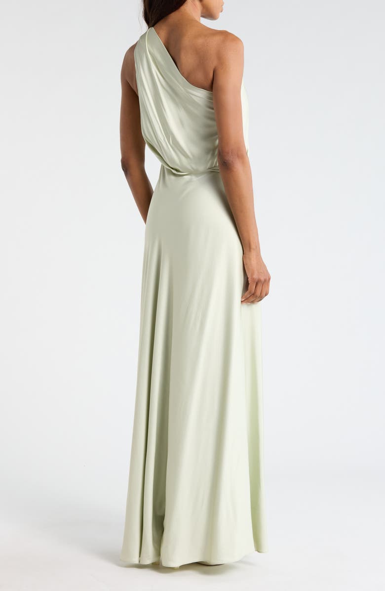 A.L.C. Aster One-Shoulder Gown, Alternate, color, Spearmint