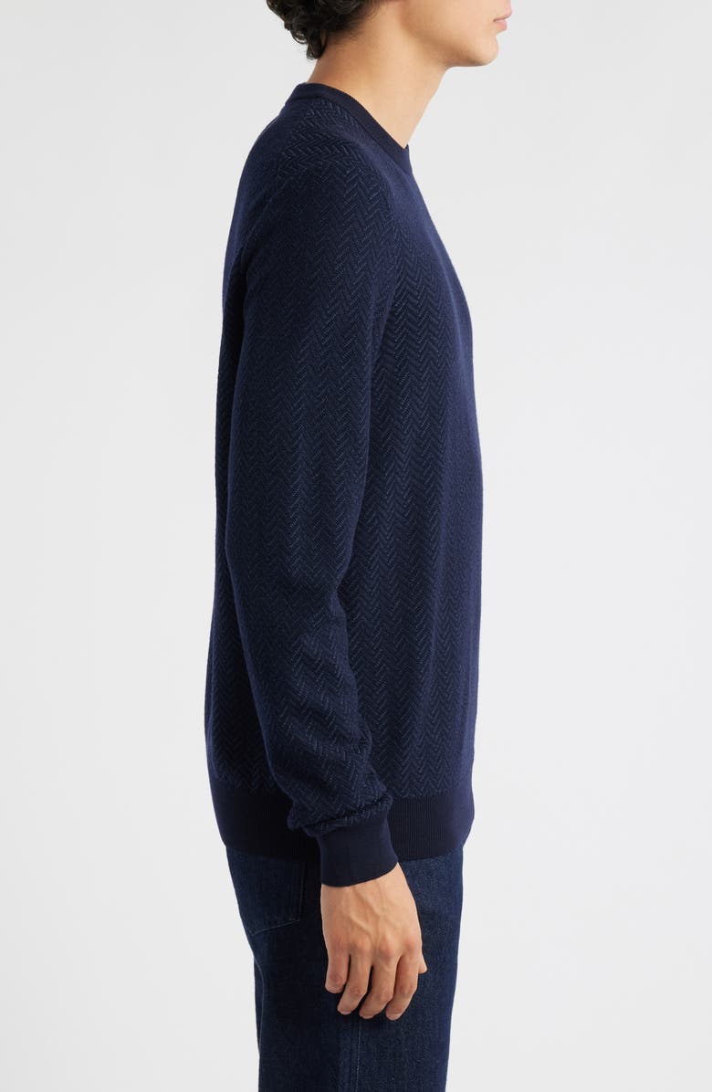 BOSS Habito Wool Blend Sweater, Alternate, color, Dark Blue
