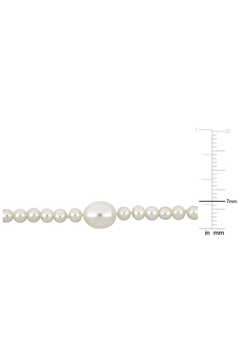 Cultured Freshwater Pearl Necklace & Bracelet Set, Alternate, color, WHITE