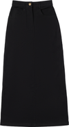 Ulla Maxi Maxi Fly Front Straight Pocket Skirt