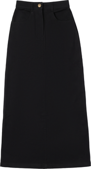 Ulla Maxi Maxi Fly Front Straight Pocket Skirt