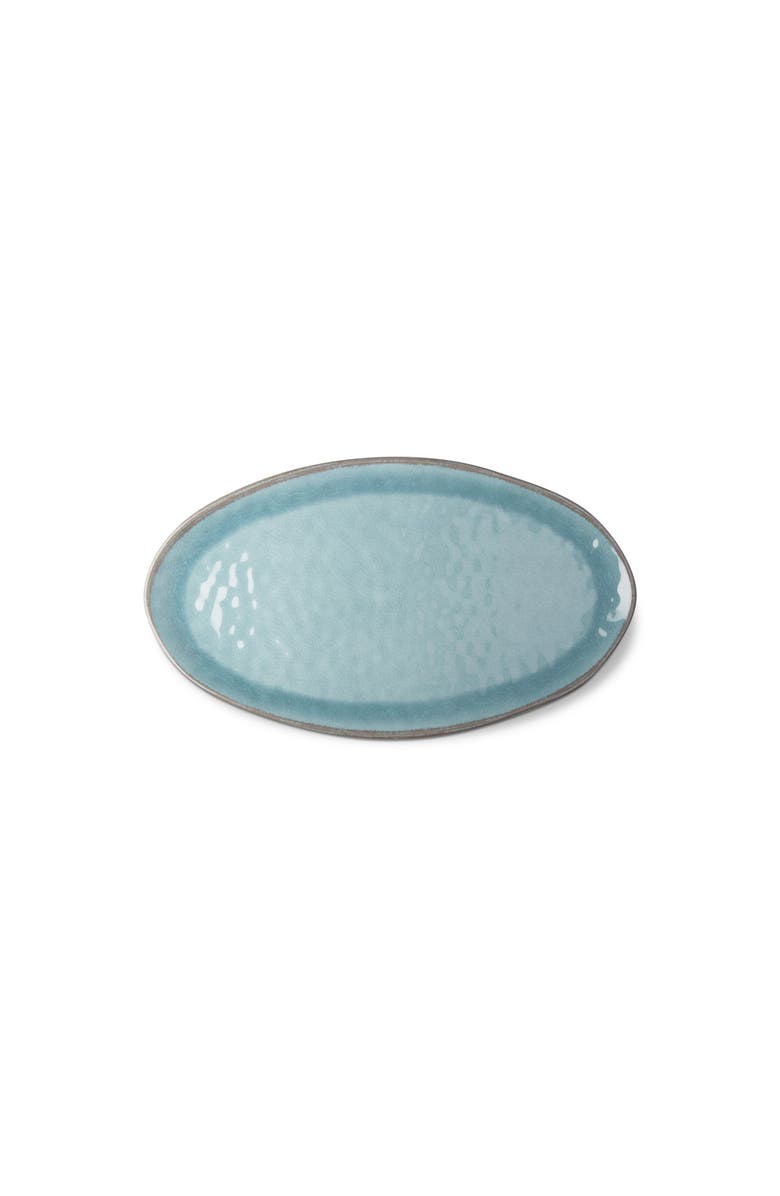 tag Veranda Aqua Melamine Oval Platter Dishwasher Safe Serving Board, Main, color, Blue