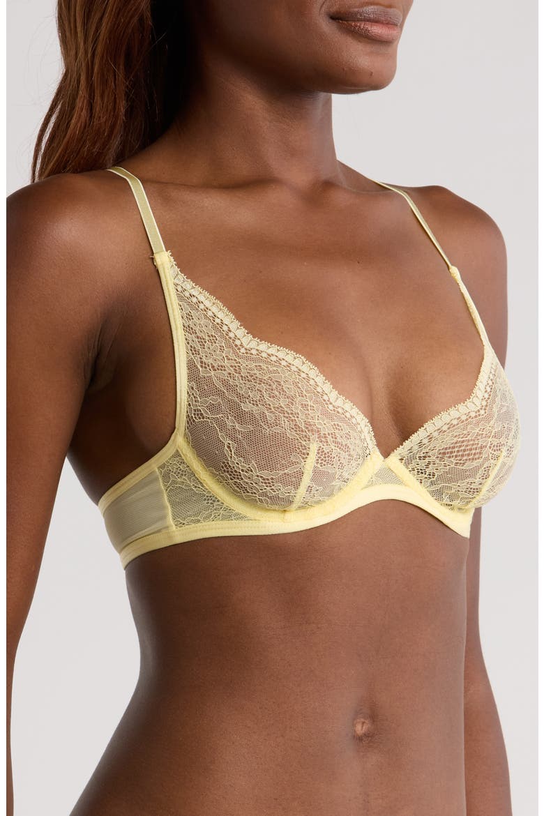 Isabelle Lace Demi Underwire Bra, Alternate, color, FRENCH VANILLA