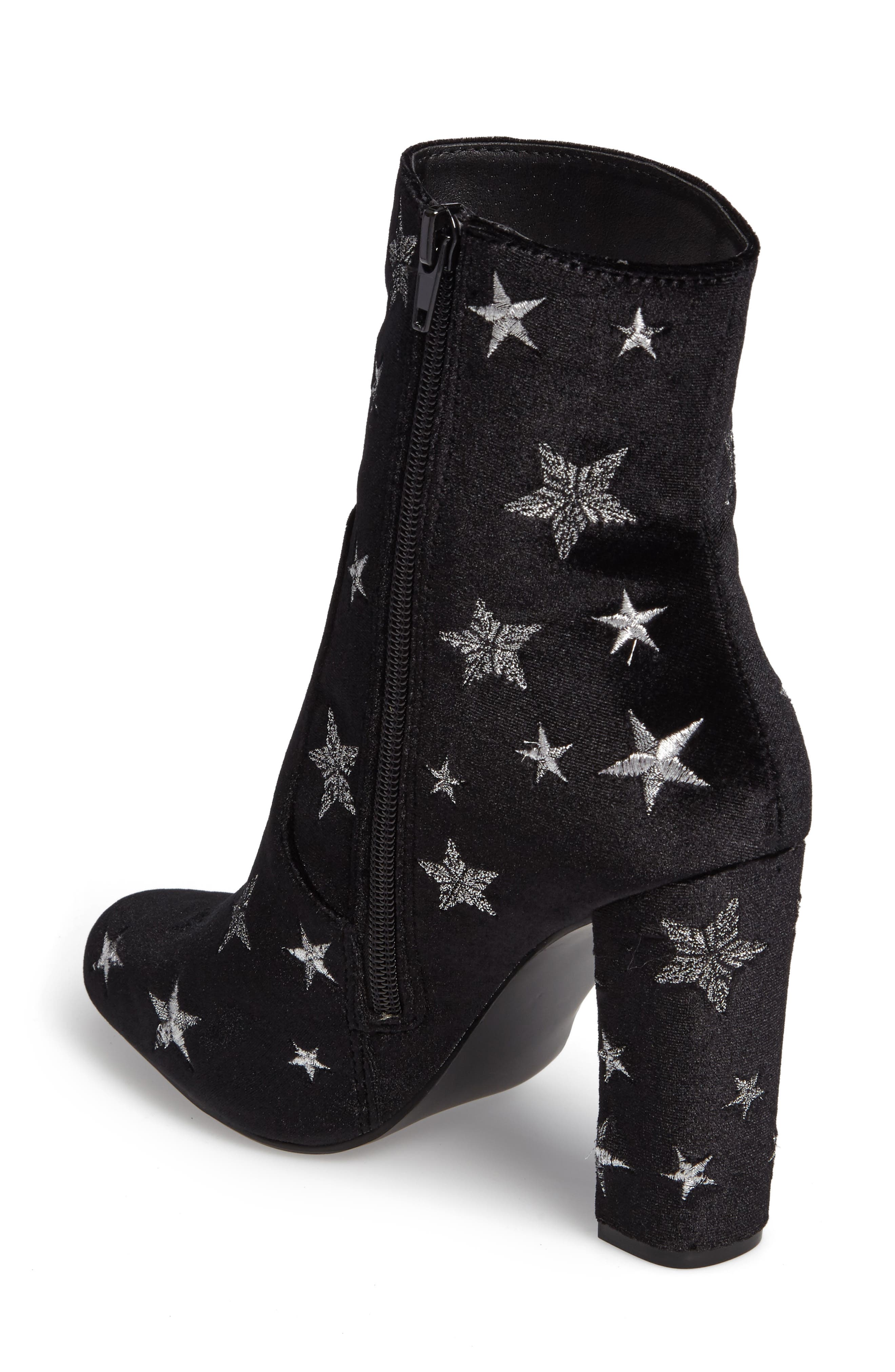 Steve Madden Edit Embroidered Star Bootie, Alternate, color, 
