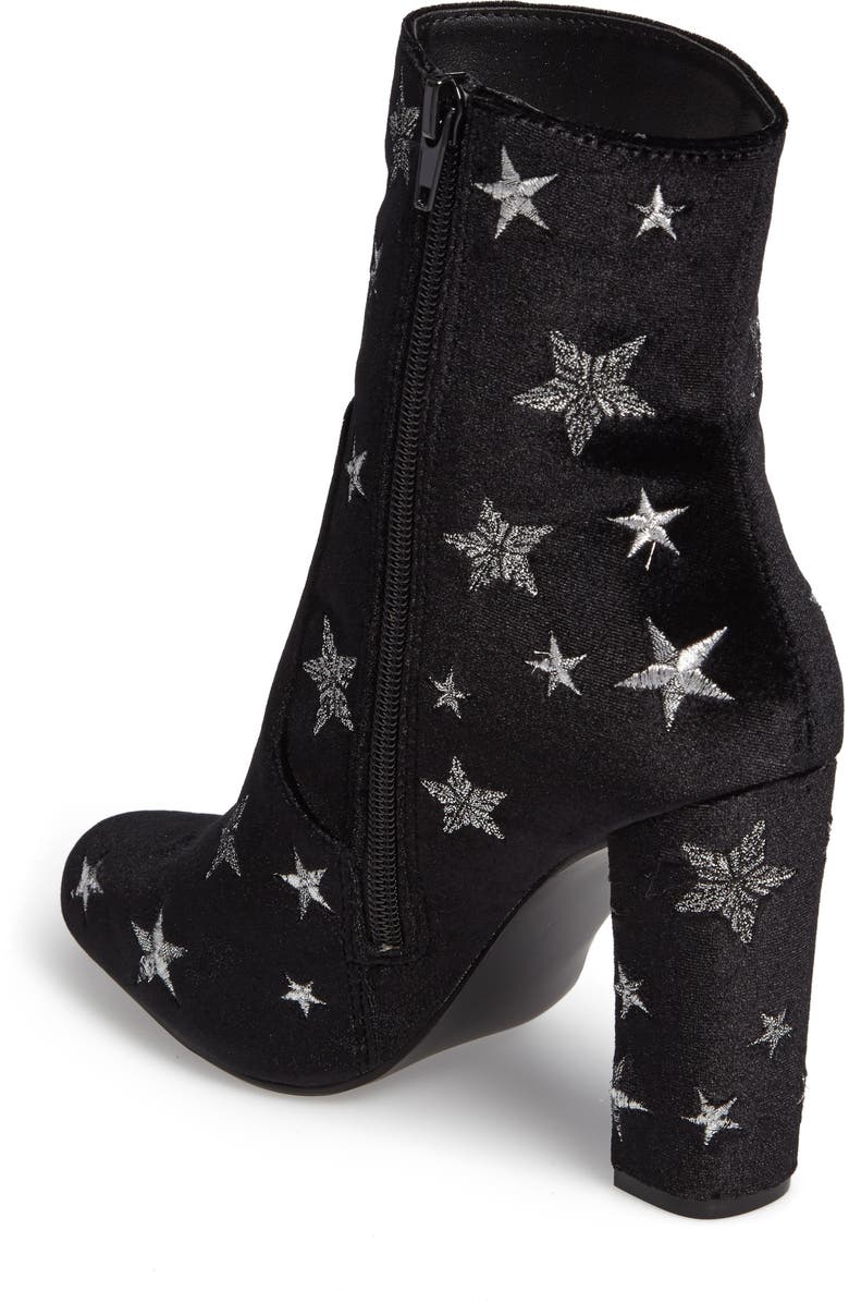 Steve Madden Edit Embroidered Star Bootie, Alternate, color,