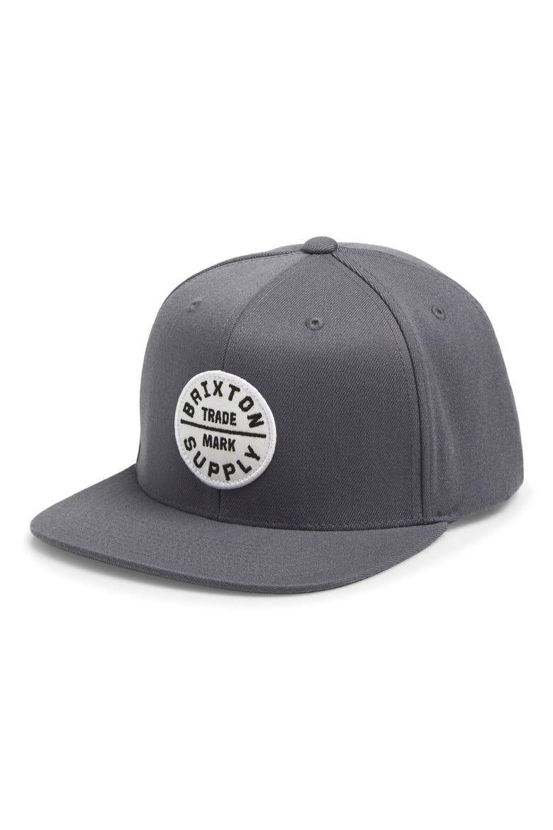 Oath III Snapback Baseball Cap, Main, color, FUTURE GREY