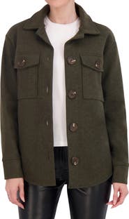 OL ITALIA Faux Wool Shacket