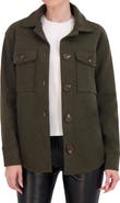 OL ITALIA Faux Wool Shacket