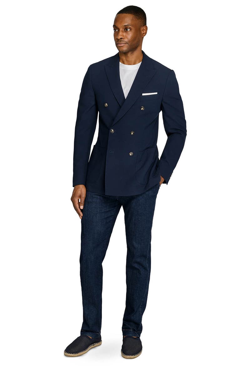 Montrose Double Breasted Blazer, Alternate, color, NAVY
