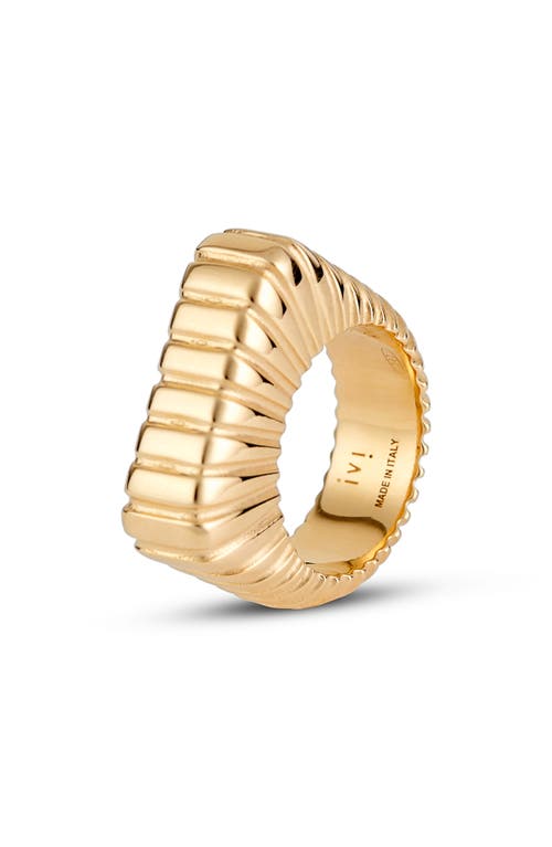 IVI Los Angeles Gaia Signet Ring in Yellow Gold  product