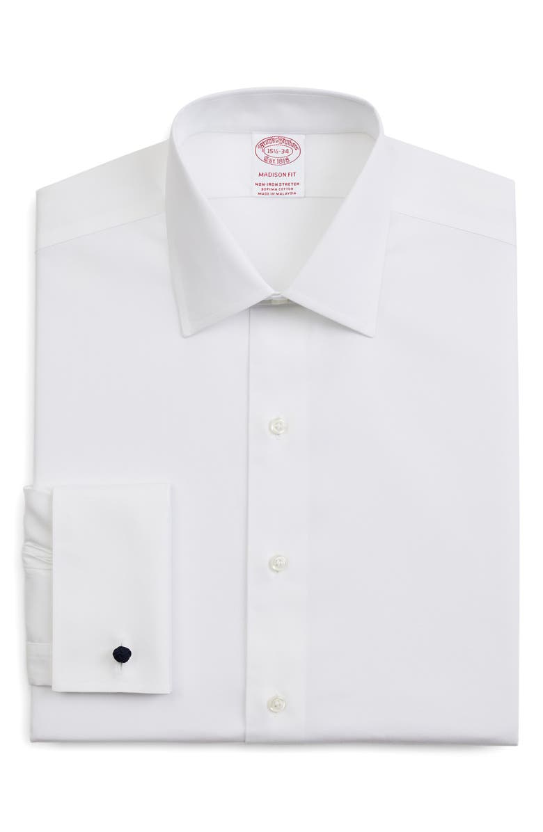 green emerald velvet dress Madison Check Light Weight Poplin Shirt in Contemporary fit – Robert Talbott main image 1