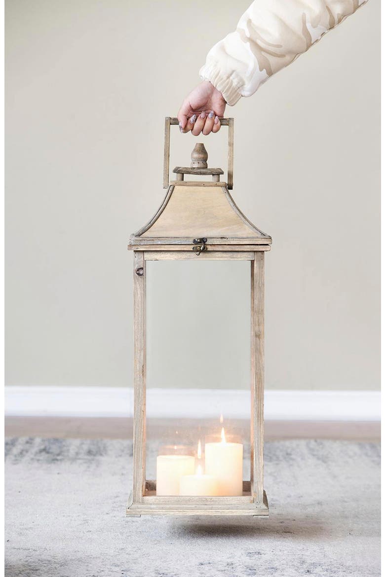 Set of Two Ivona Garden Candle Lantern, Alternate, color, IVORY