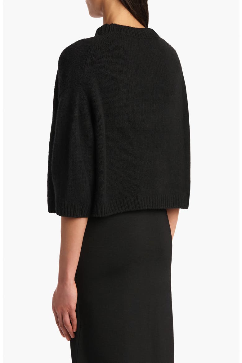 Sabina Cashmere Sweater, Alternate, color, BLACK