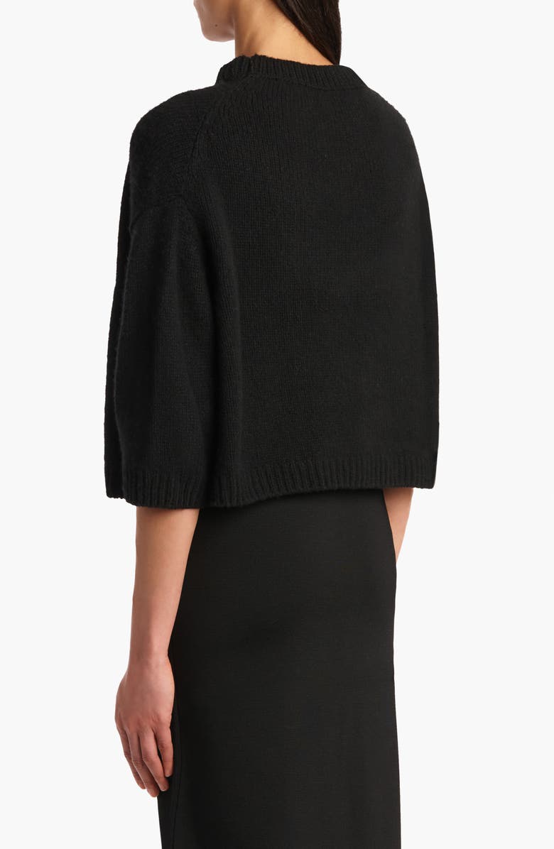 Khaite Sabina Cashmere Sweater, Alternate, color, Black