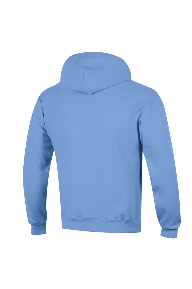 Men's Champion  Light Blue Ole Miss Rebels Arched Logo Fleece Pullover Hoodie, Alternate, color, Light Blue
