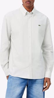 Lacoste Regular Fit Striped Oxford Shirt