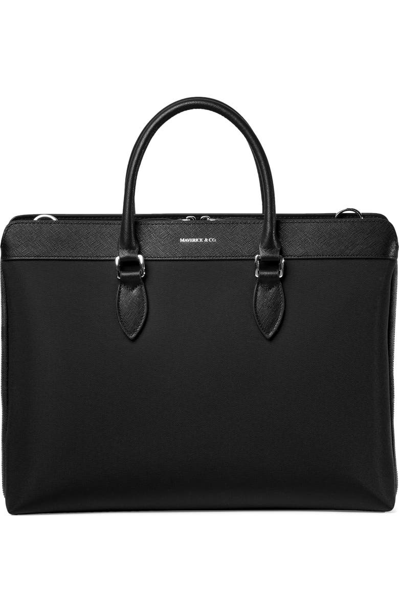 Maverick
Co. Alpha Nylon Briefcase, Main, color, Black