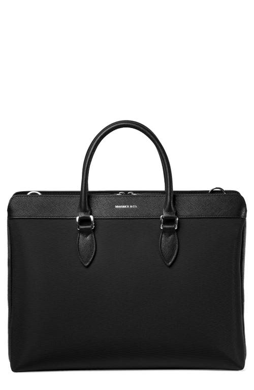 Maverick & Co. Alpha Nylon Briefcase in Black  product