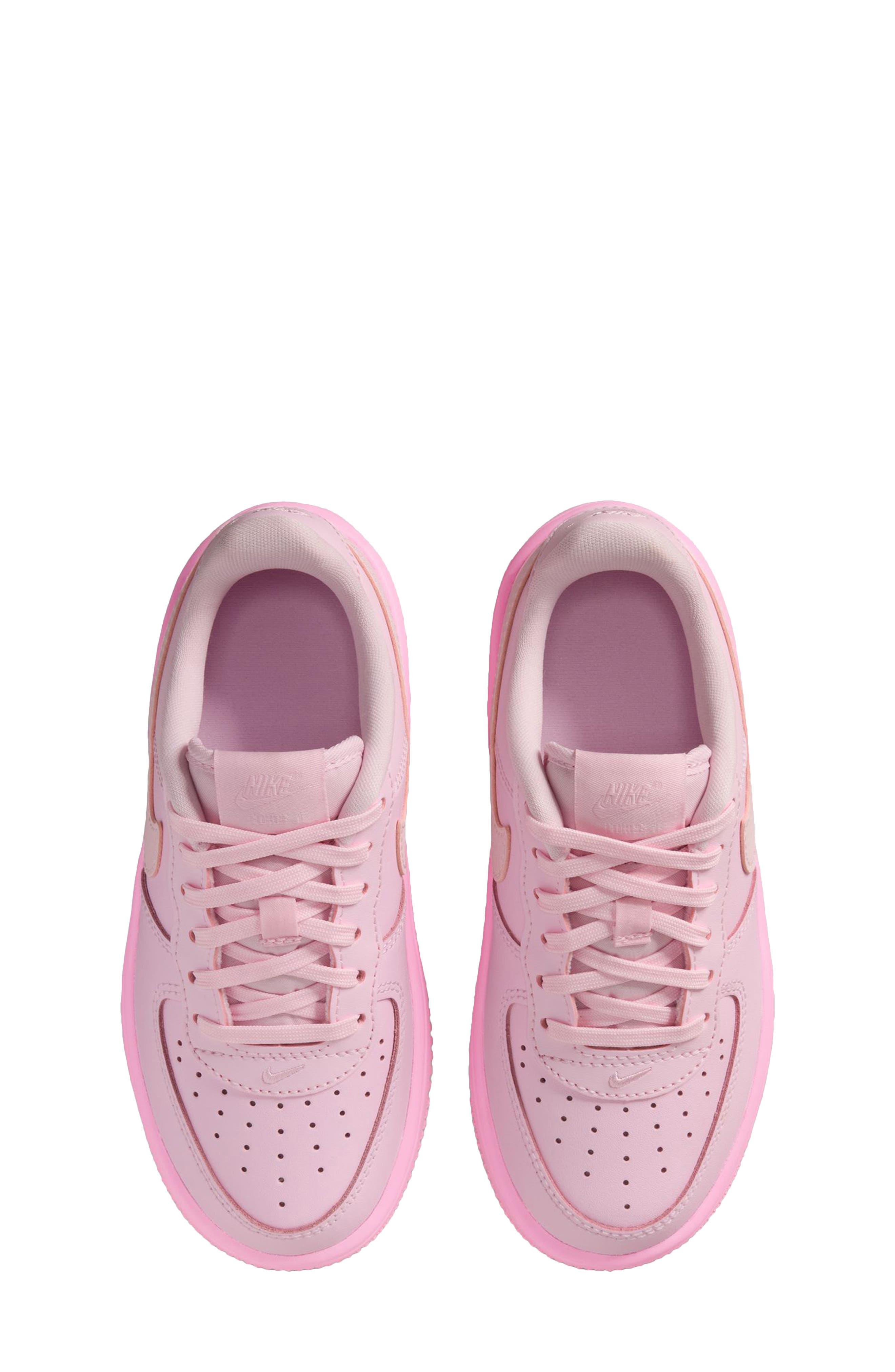 Kids' Air Force 1 Sneaker, Alternate, color, 601 PNKFOM/PNKFOM
