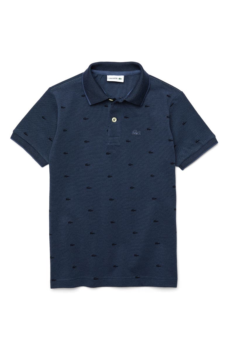 Lacoste Father's Day Piqué Polo, Main, color, 