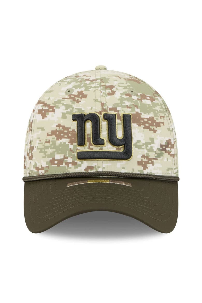 Men's New Era  Camo New York Giants 2025 Salute to Service 39THIRTY Flex Hat, Alternate, color, Camo