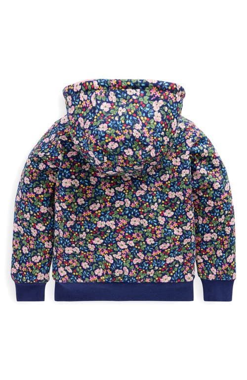 Mini Boden Kids' Reversible Hoodie In Multi