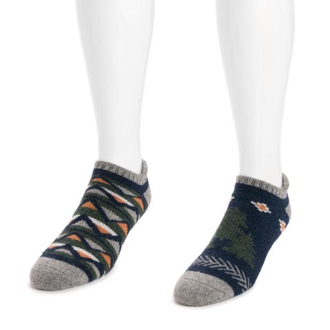 No Show Wool Socks 2 Pair Pack