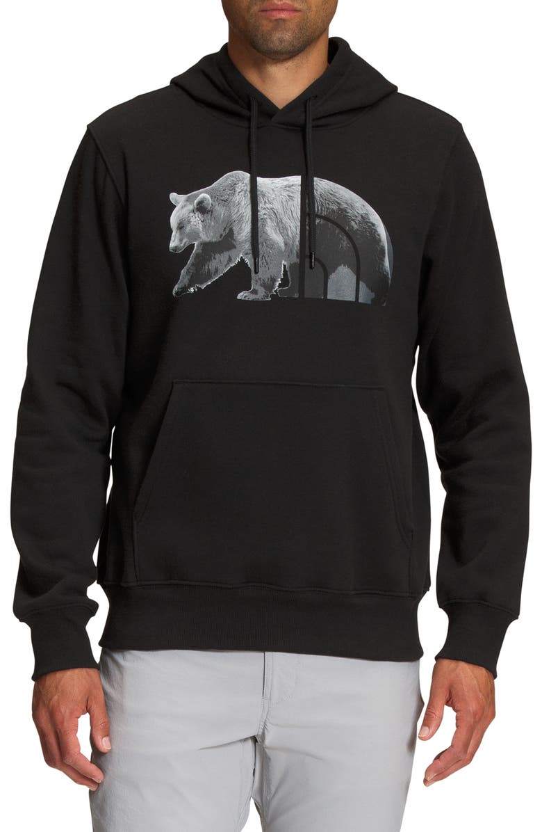 The North Face Bear Logo Hoodie Sweatshirt, Main, color, 