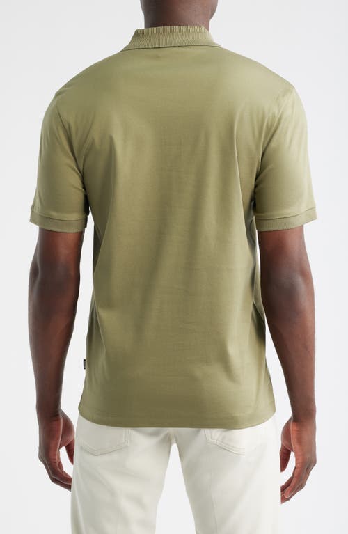 Hugo Boss Boss Phillipson Mercerized Cotton Polo In Multi