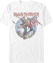 Iron Maiden Men's Iron Maiden Trooper Eddie  Graphic T-Shirt
