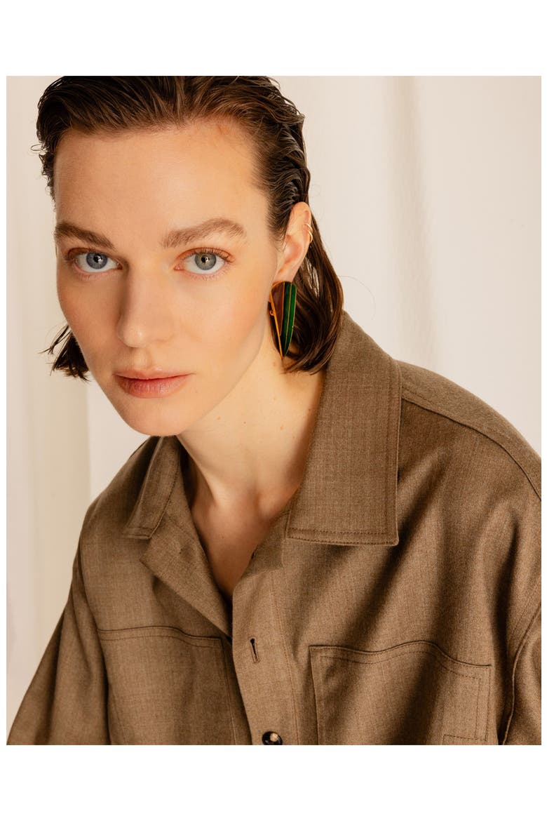 Fuego Wool Fresco Overshirt, Alternate, color, BEIGE