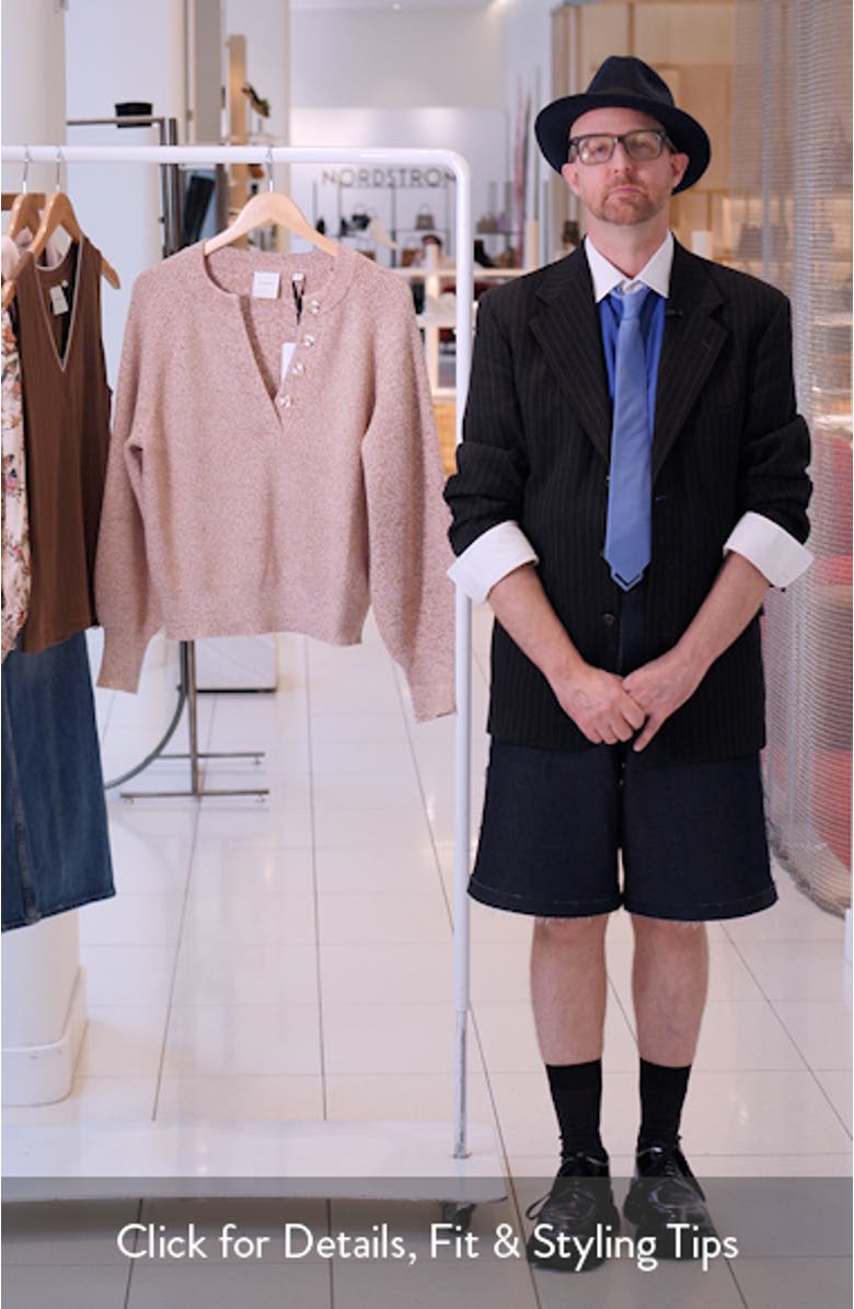 Kennings Half Button Sweater, sales video thumbnail
