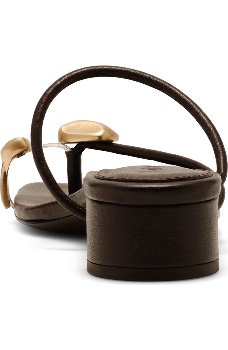 Cult Gaia Luca Leather Sandal, Alternate, color, Luwak