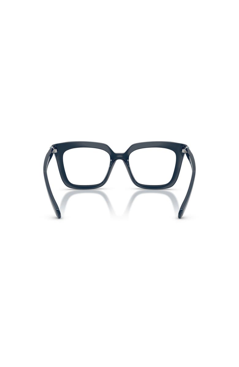 Swarovski 51mm Square optical glasses, Alternate, color, Blue