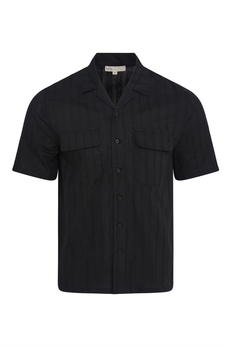 Utility Camp Shirt, Alternate, color, BLACK