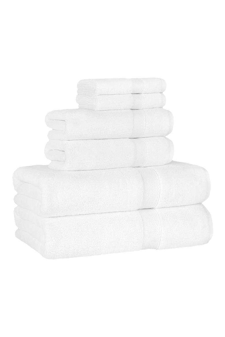 6-Piece Anovia Oversized Towel Set, Main, color, WHITE