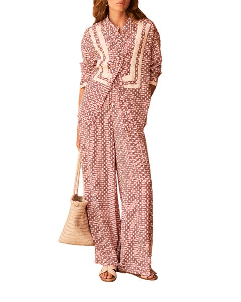 Geo Print Classic Shirt