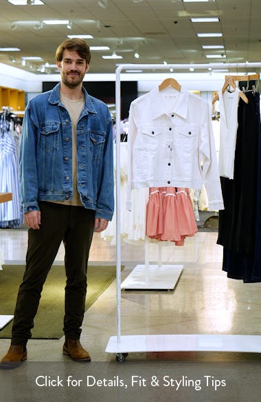 MANGO Denim Trucker Jacket (Women) | Nordstrom