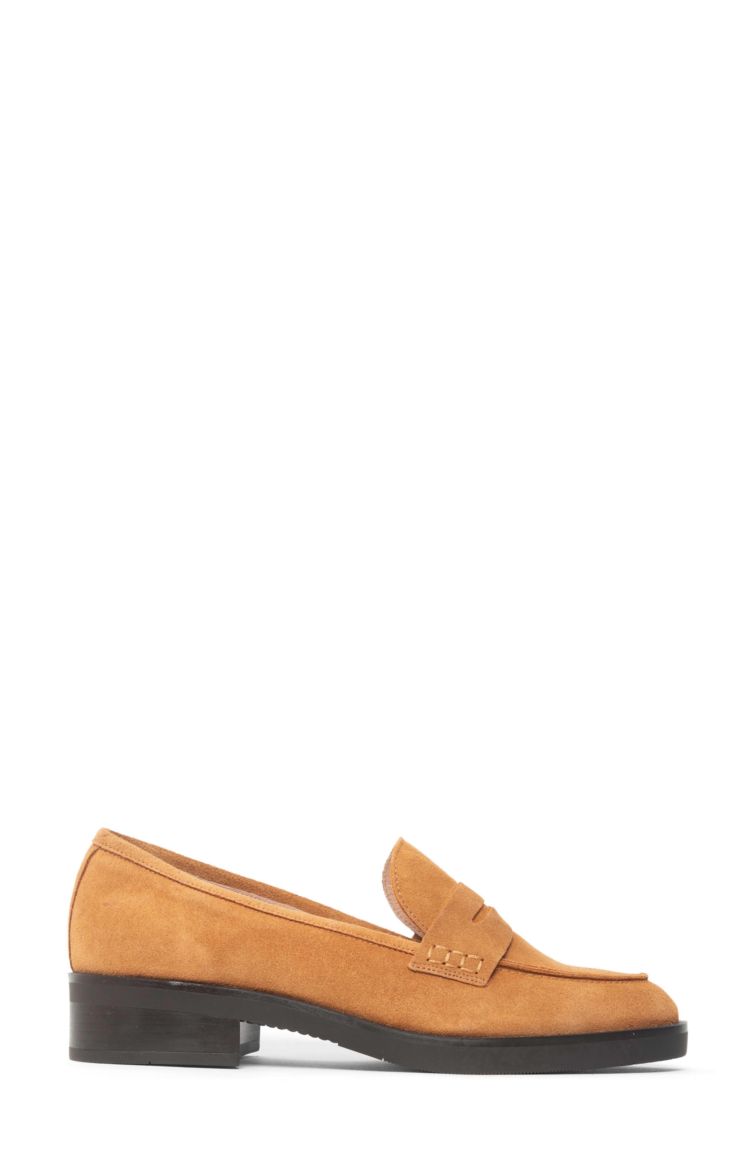 Vivienne Penny Loafer, Alternate, color, TAN SUEDE
