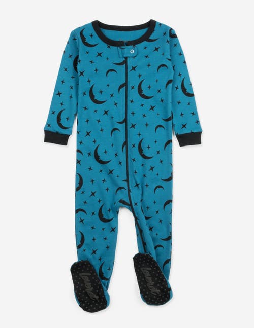 Leveret Kids'  Footed Cotton Matching Family Pajamas, Whimsy & Fantasy Prints In Animal Print