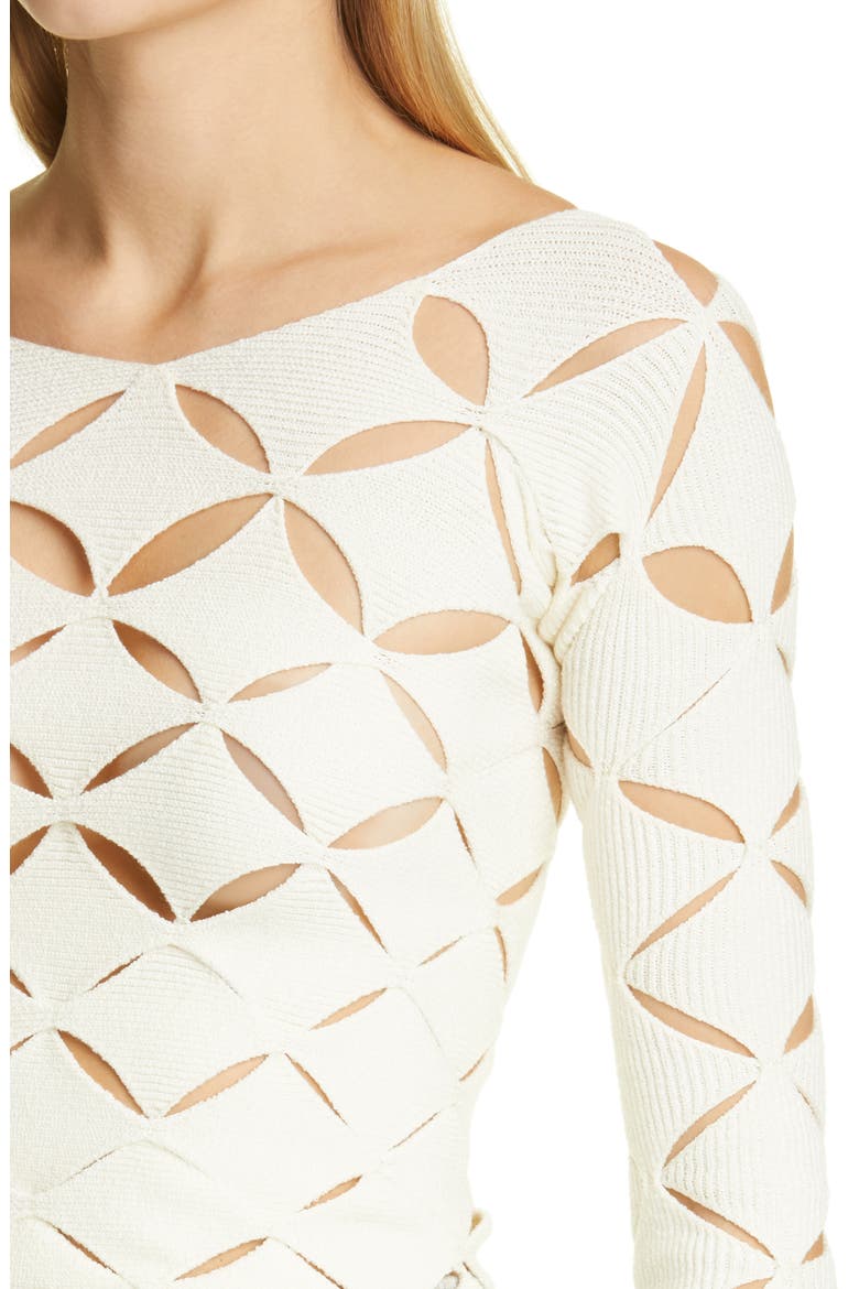 Argyle Sweater (Nordstrom Exclusive), Alternate, color, MILK