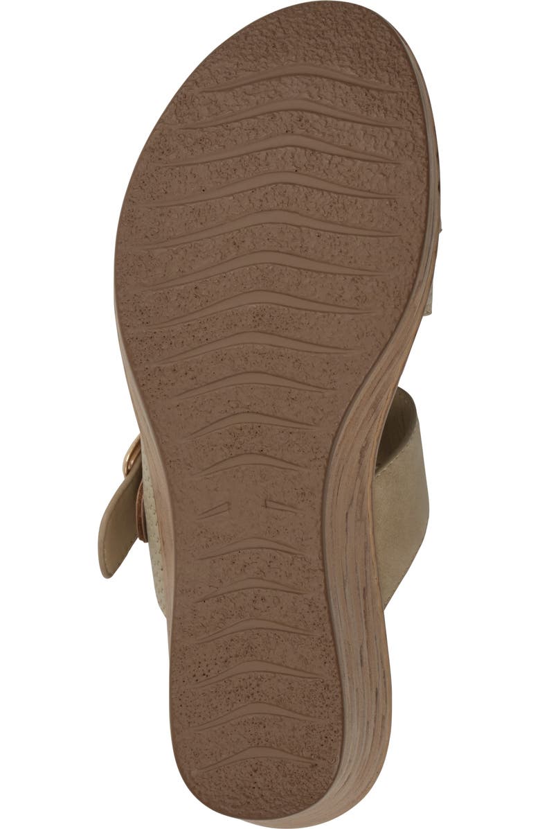 GOOD CHOICE NEW YORK Odalis Platform Wedge Slide Sandal, Alternate, color, Natural